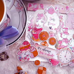 Aria's Tea Time - Set of 15 stickers