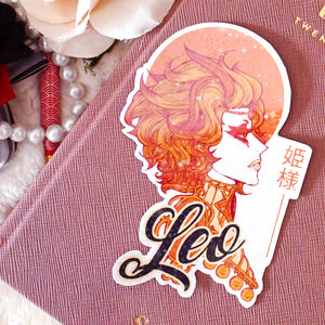 Leo Lion / Stickers XXL signe astrologique