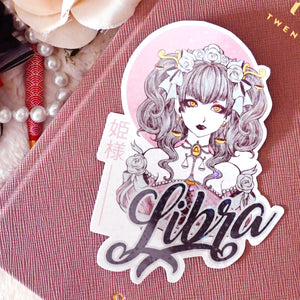 Libra Balance / Stickers XXL signe astrologique