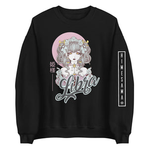 Sweatshirt noir signe astrologique balance