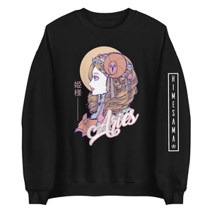 Sweatshirt noir signe astrologique bélier