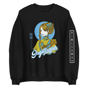 Sweatshirt noir signe astrologique sagittaire