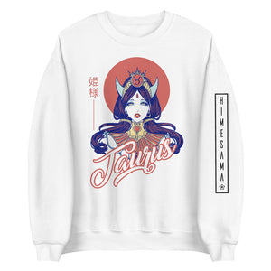 Sweatshirt blanc signe astrologique taureau