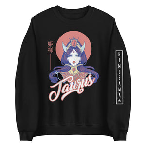 Sweatshirt noir signe astrologique taureau