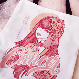 Tote bag signe astrologique cancer