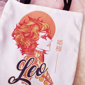 Tote bag signe astrologique lion