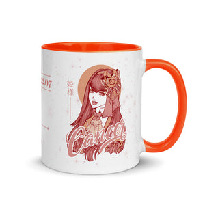 Colored mug zodiac sign cancer